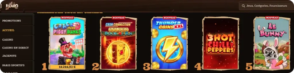 Lizaro Casino Notre expérience
