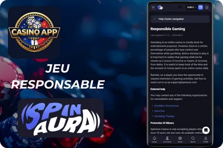 SpinAura App Jeu responsable