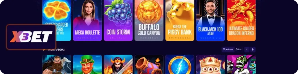 X3Bet Casino Notre expérience